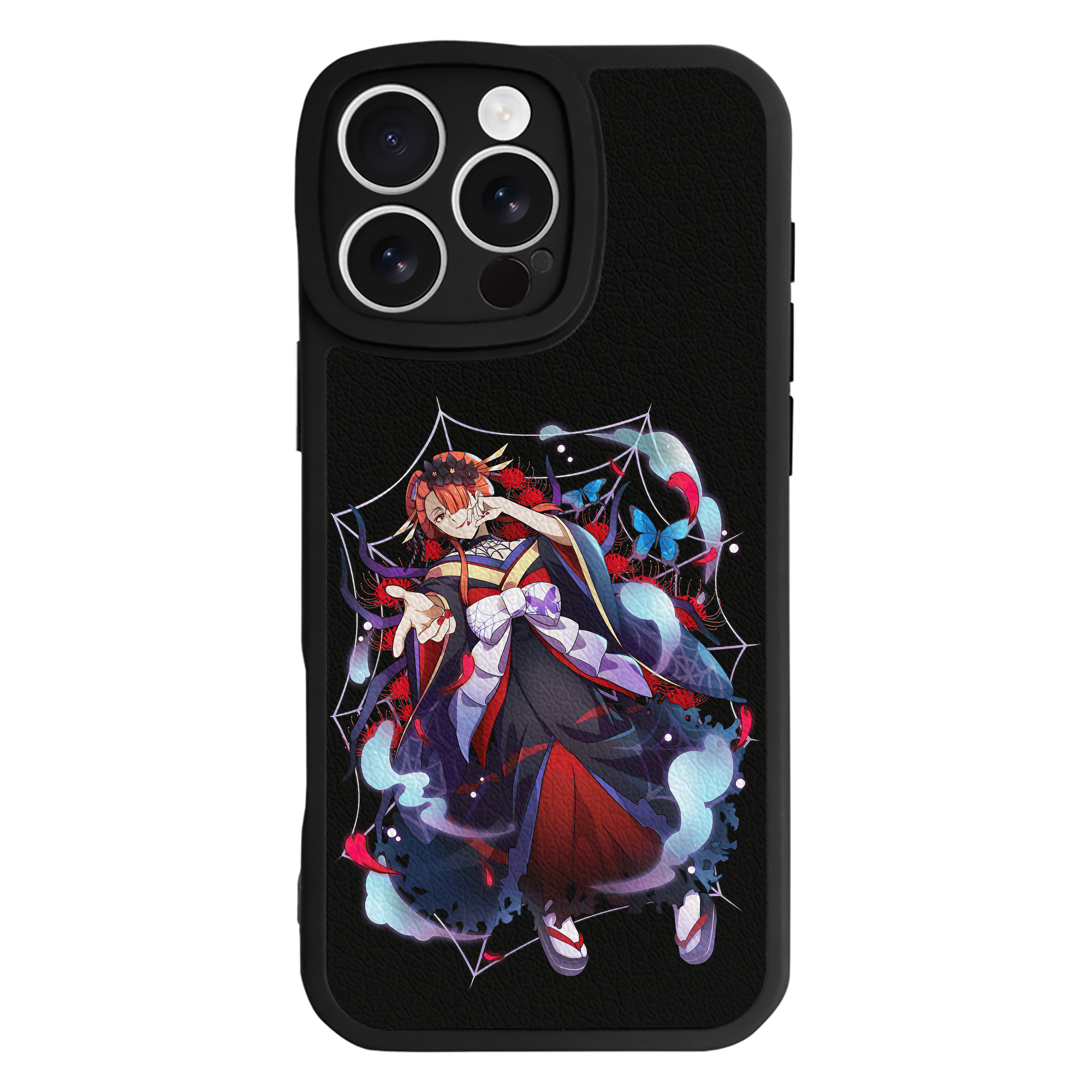 （画像用） 文豪ストレイドッグス Bungo Stray Dogs 【iPhone 16シリーズ対応】シリコンスマホケース（レザー調） 材質：シリコン